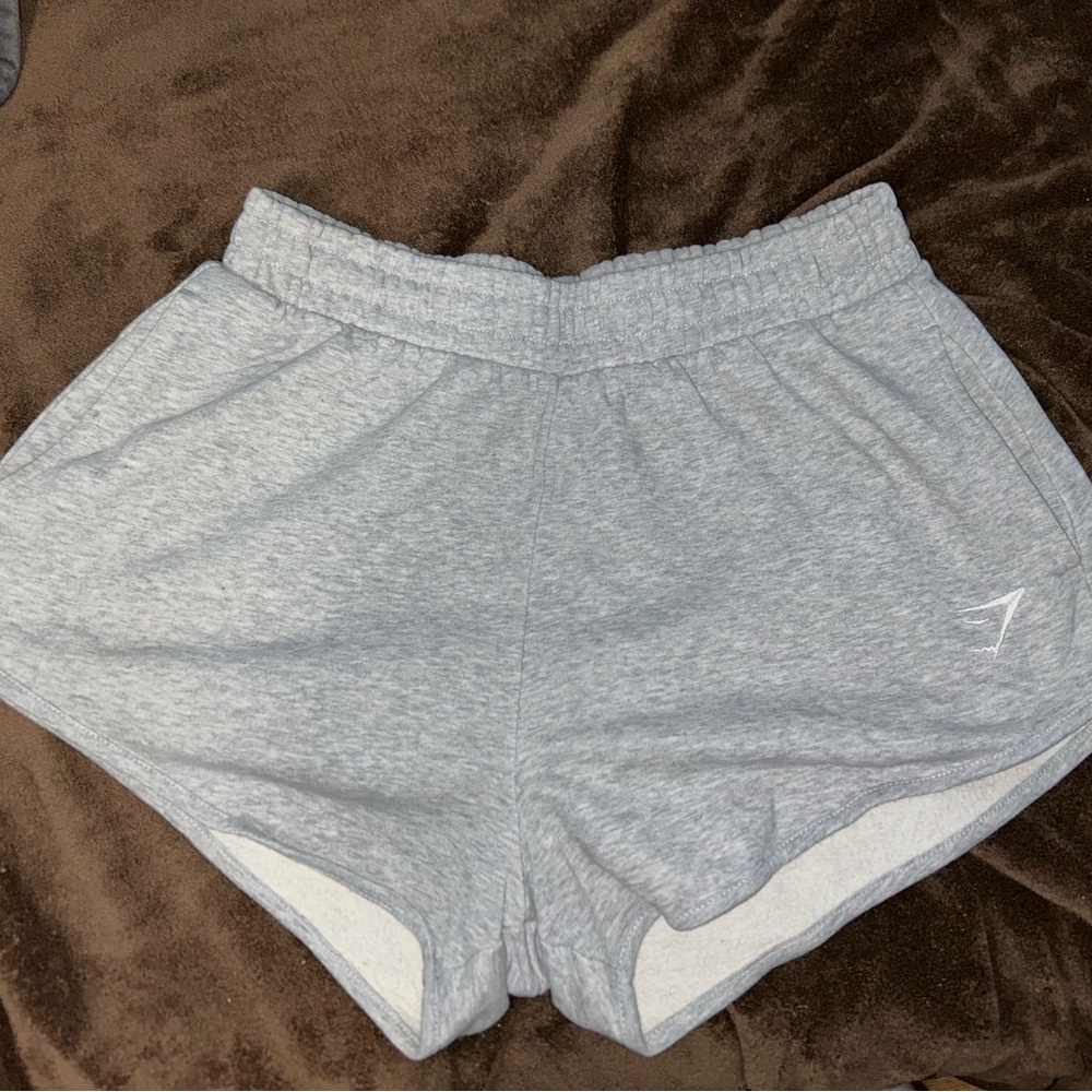 Gymshark Light Gray Athletic Shorts